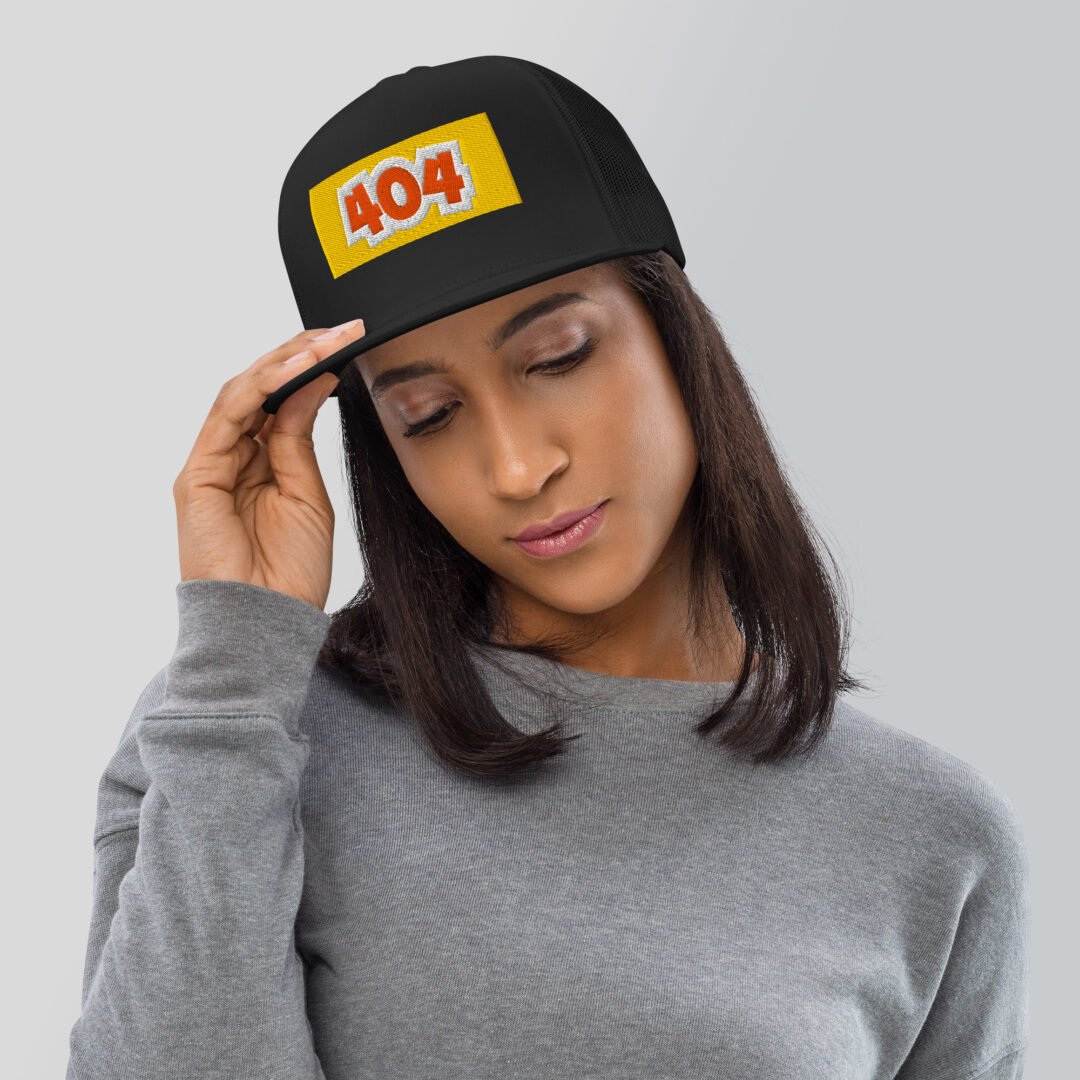 "404" - 5 Panel Trucker Cap