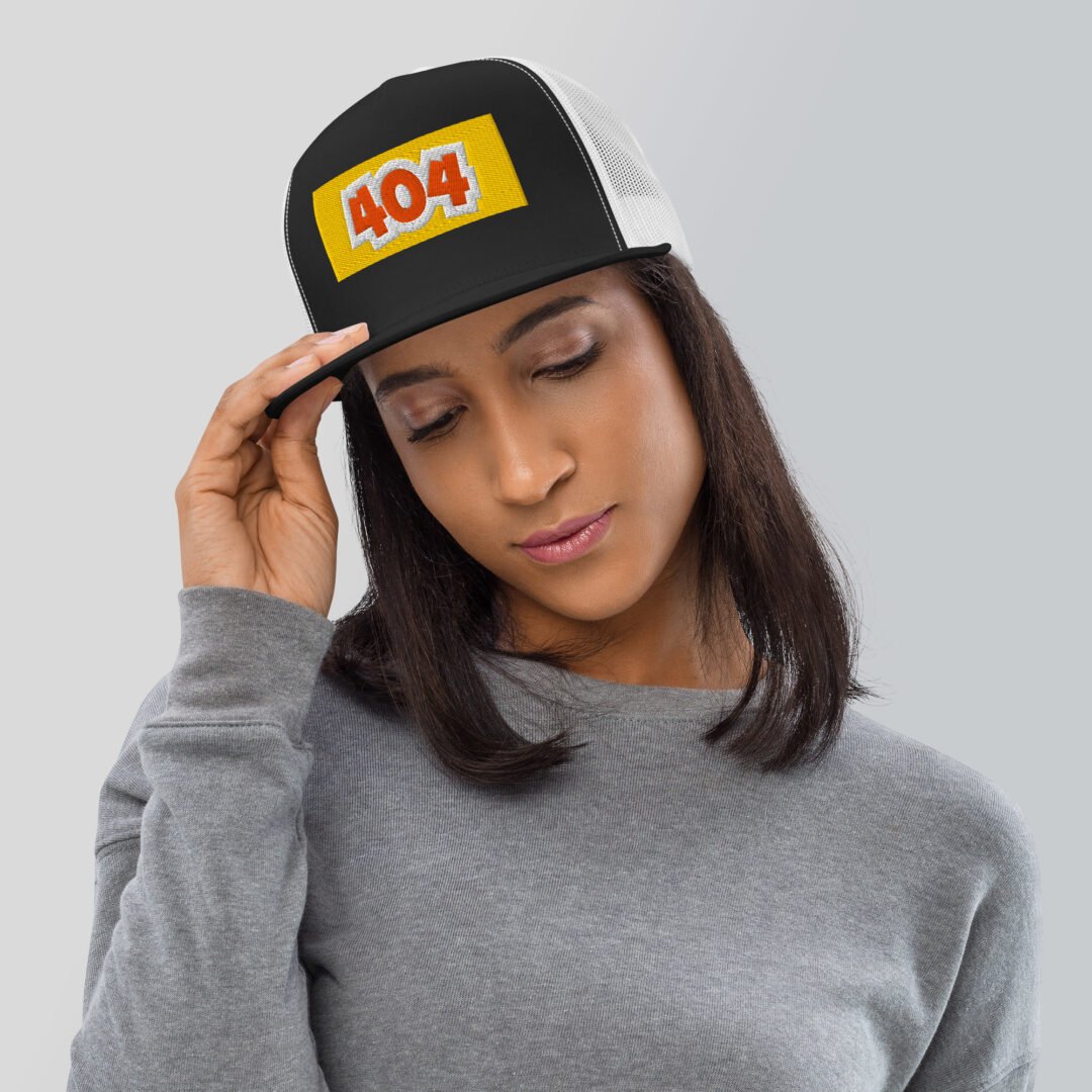 "404" - 5 Panel Trucker Cap