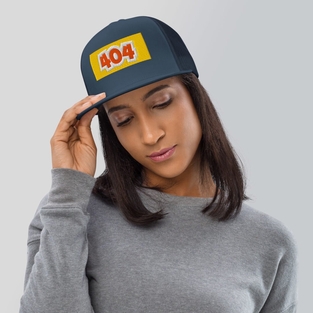 "404" - 5 Panel Trucker Cap