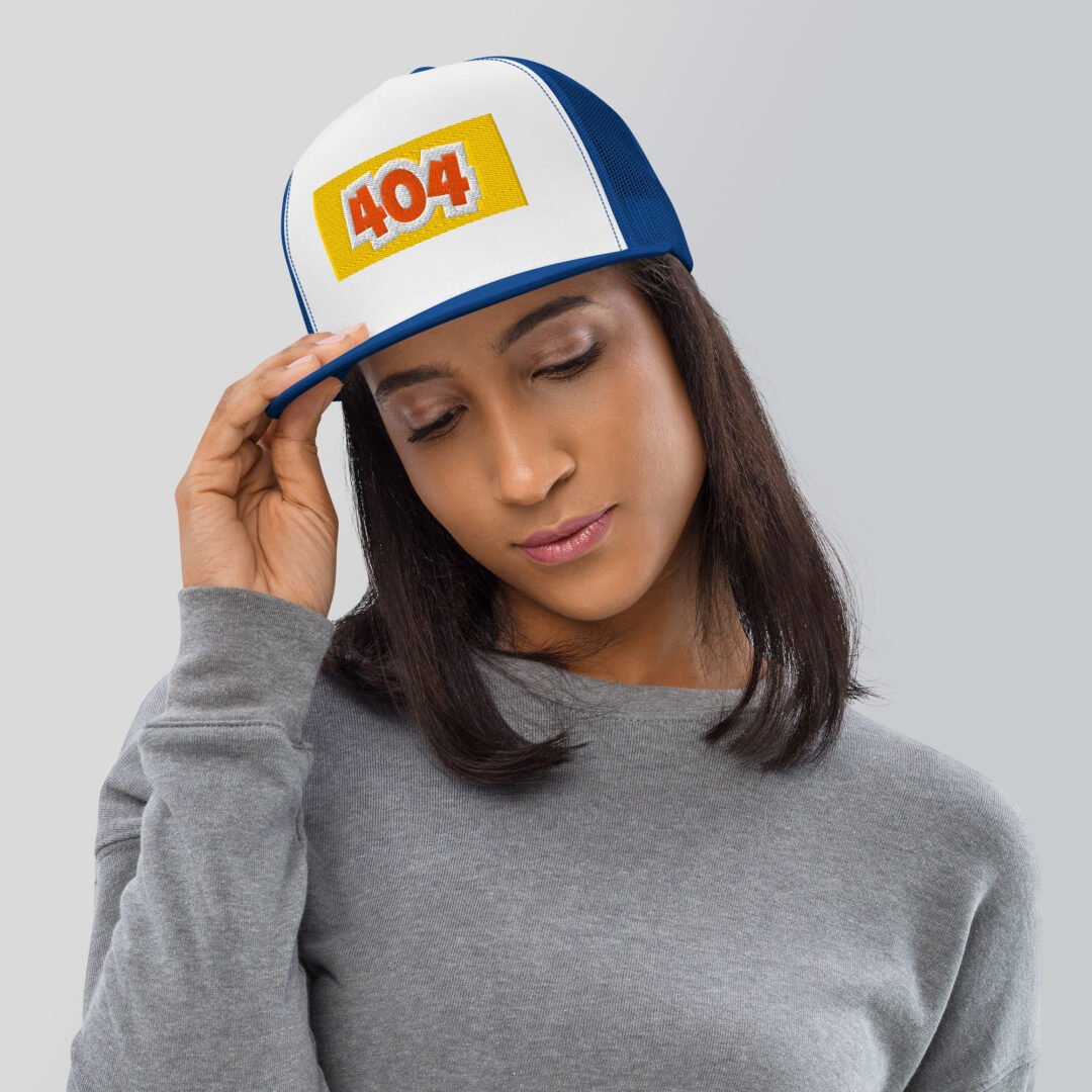 "404" - 5 Panel Trucker Cap