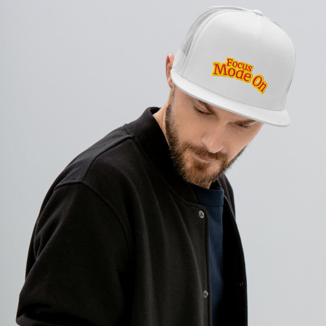 "Focus Mode On" - 5 Panel Trucker Cap