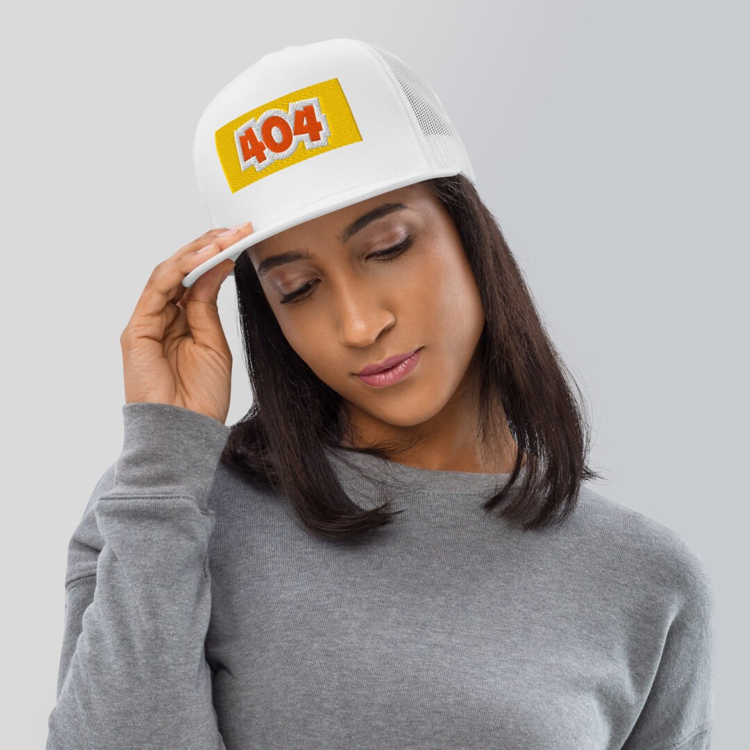 "404" - 5 Panel Trucker Cap