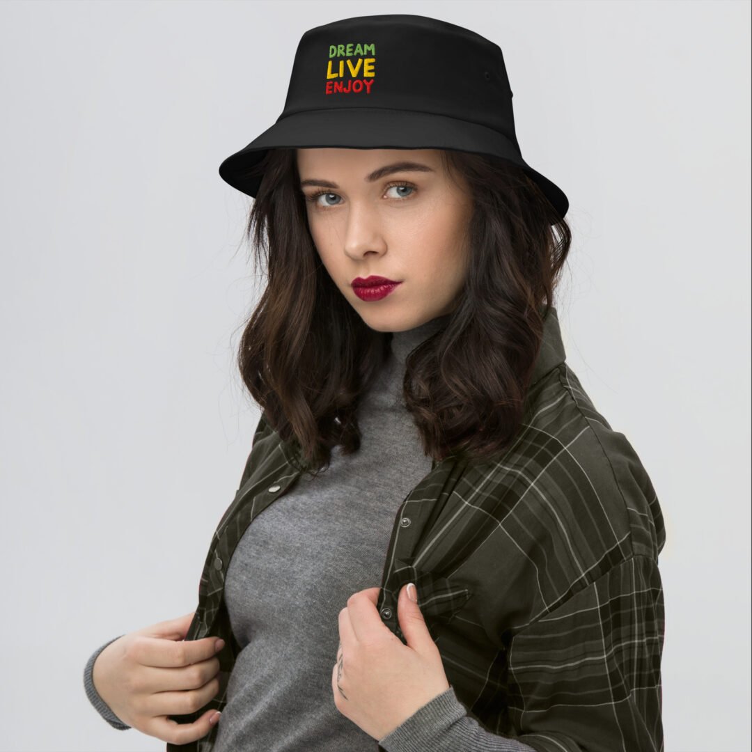 "DREAM-LIVE-ENJOY" - Bucket Hat
