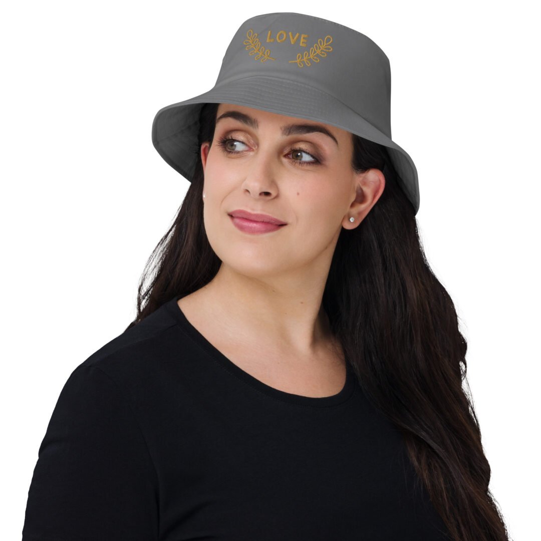 "LOVE" + Leaves - Bucket Hat