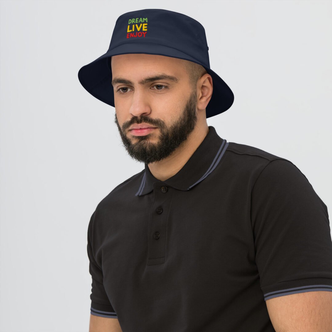"DREAM-LIVE-ENJOY" - Bucket Hat