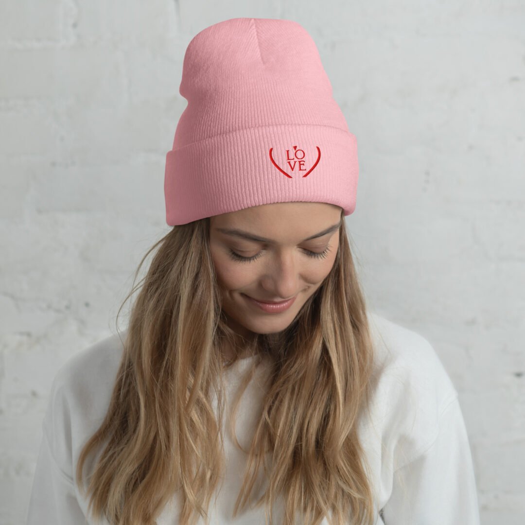 "LOVE" - Cuffed Beanie