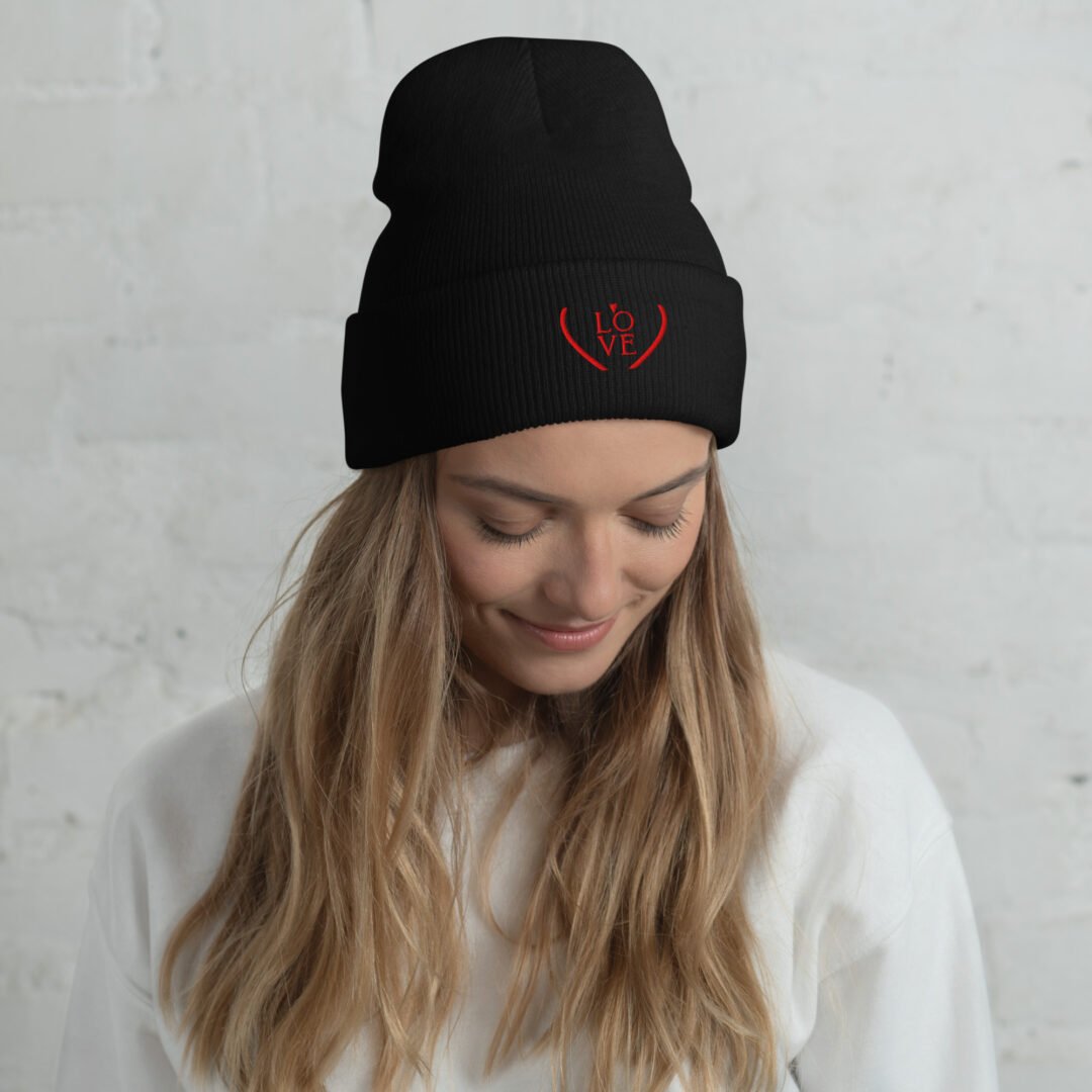 "LOVE" - Cuffed Beanie