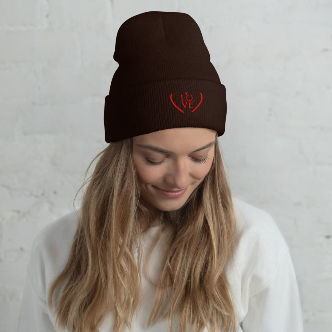 "LOVE" - Cuffed Beanie