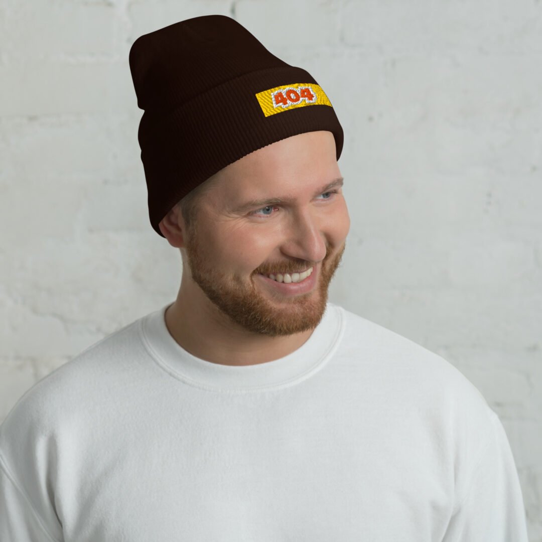 "404" - Cuffed Beanie