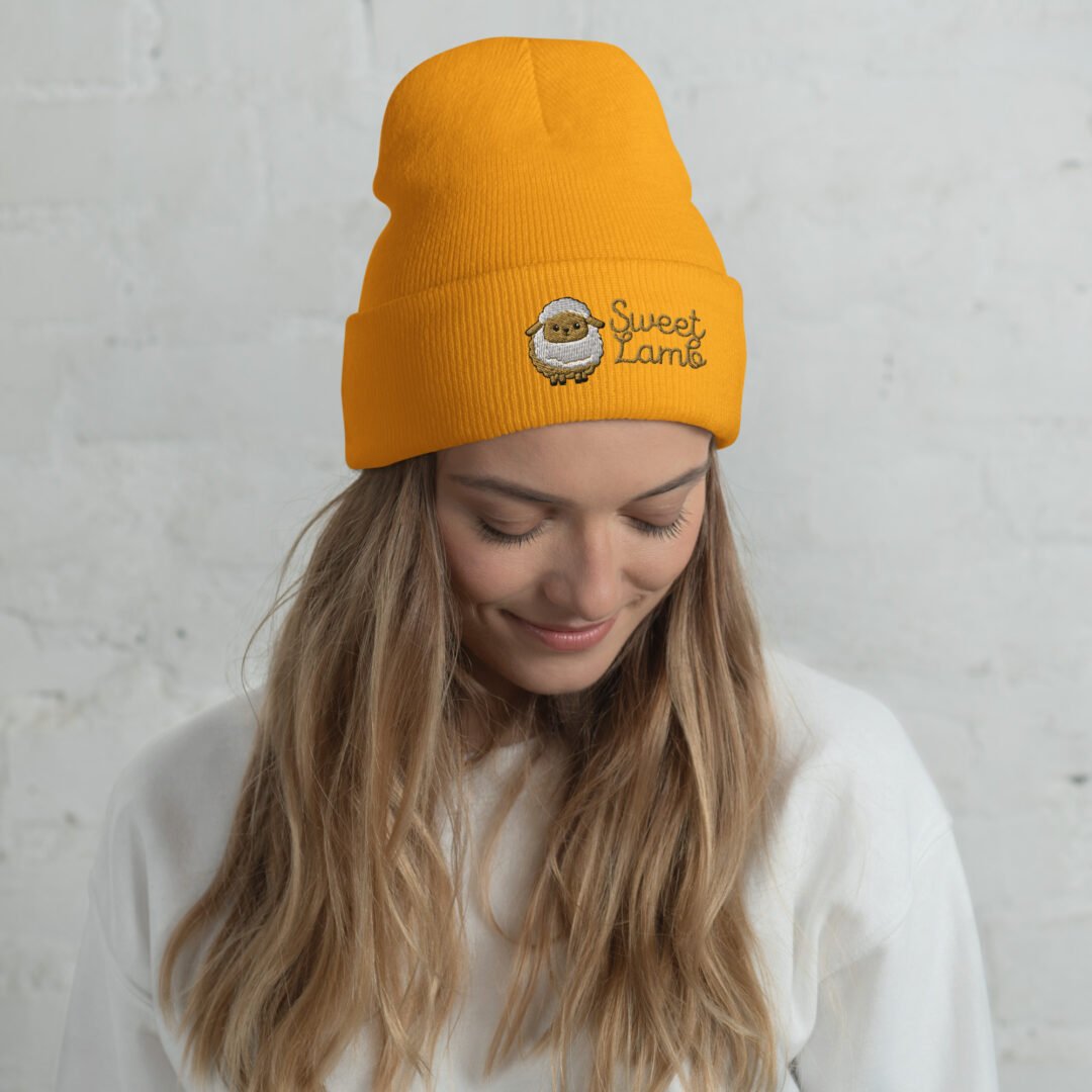 "Sweet Lamb" - Cuffed Beanie