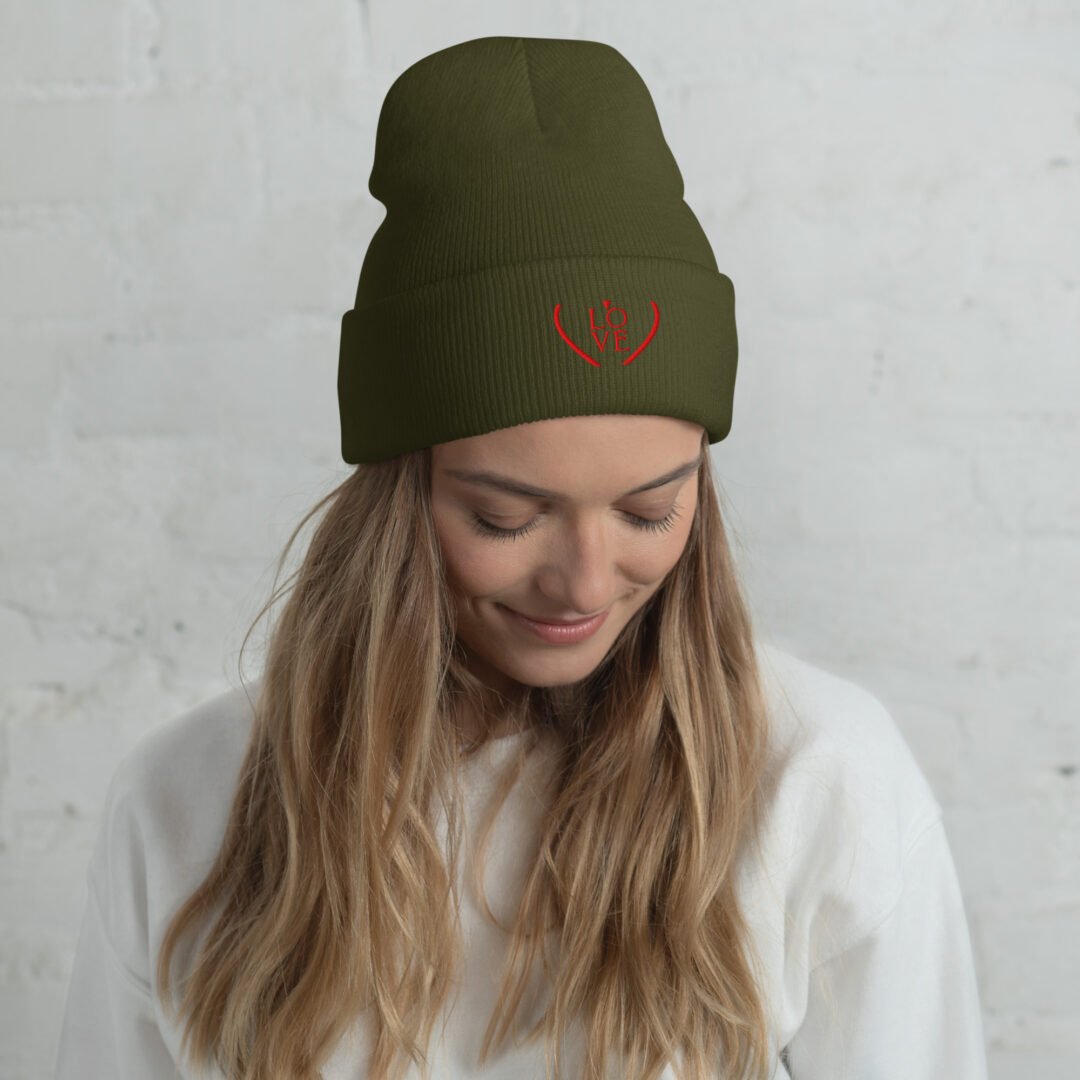 "LOVE" - Cuffed Beanie