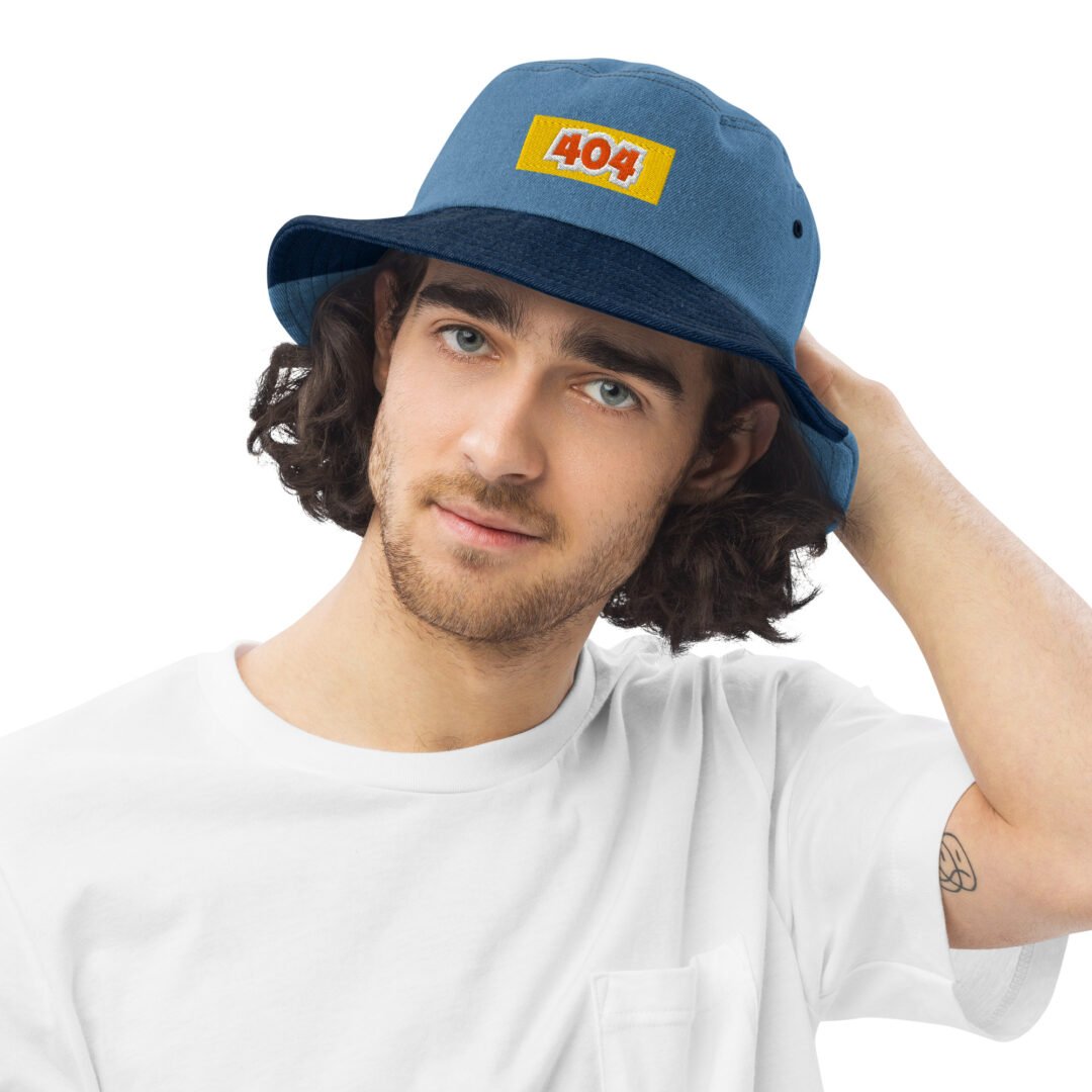 "404" - Denim Bucket Hat