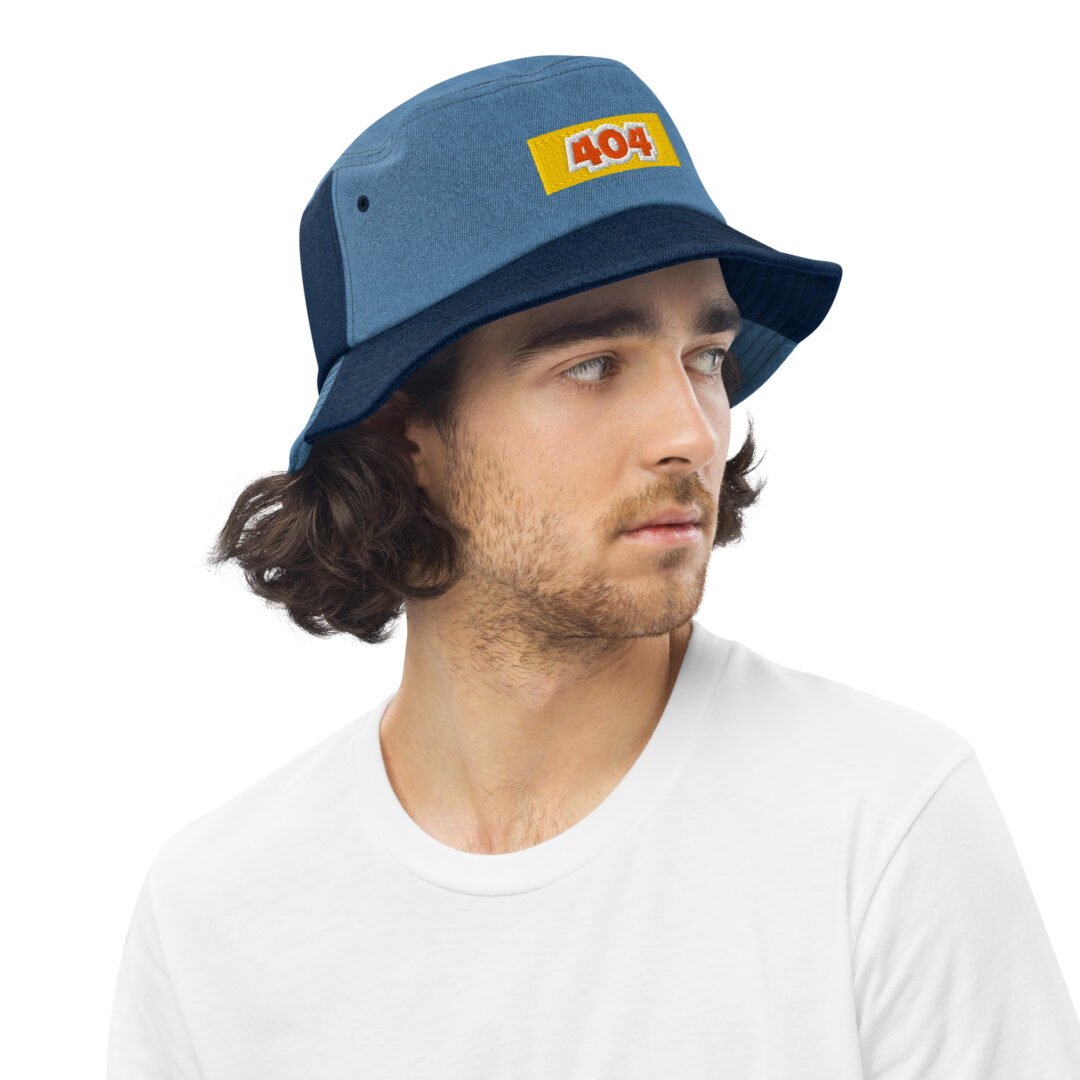 "404" - Denim Bucket Hat