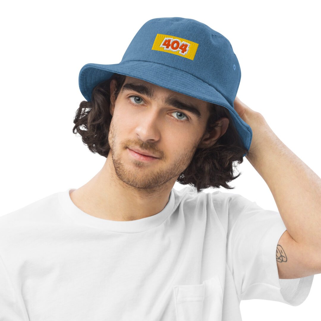 "404" - Denim Bucket Hat
