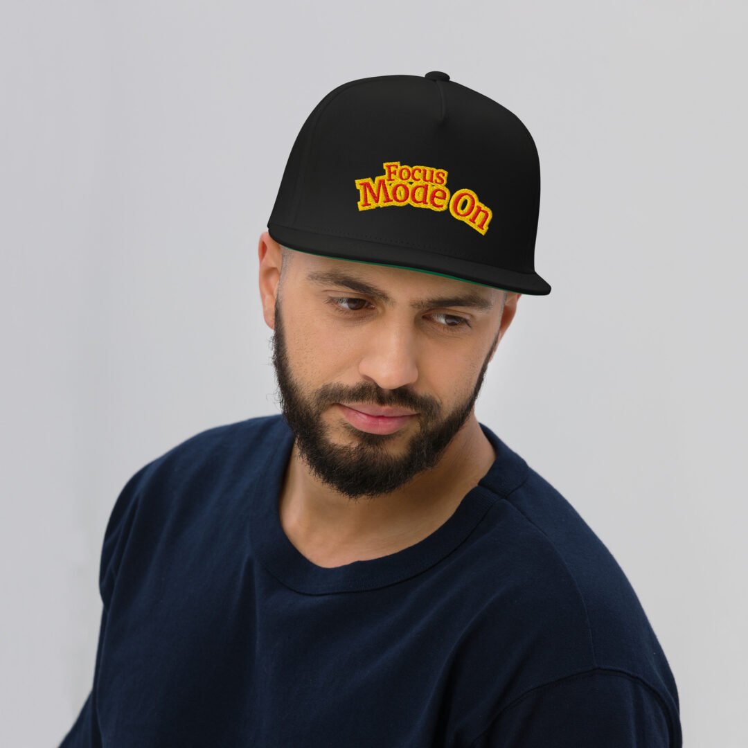 "Focus Mode On" - Flat Bill Hat