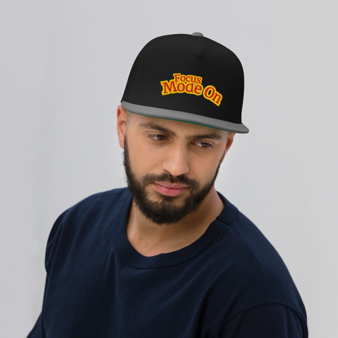 "Focus Mode On" - Flat Bill Hat