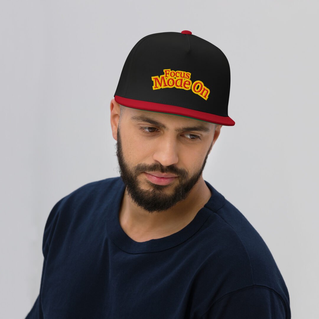 "Focus Mode On" - Flat Bill Hat