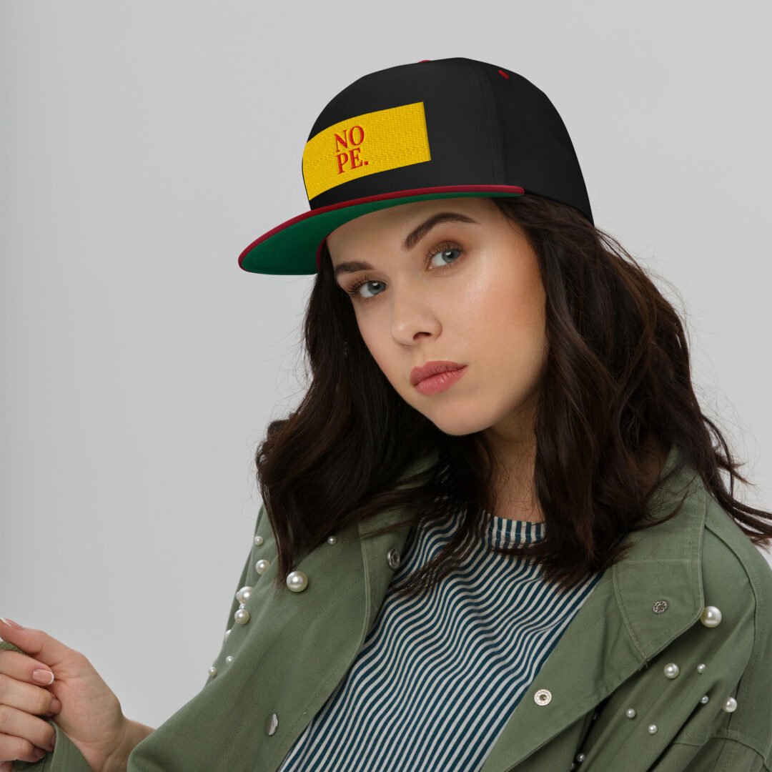 "NOPE. " - Flat Bill Hat
