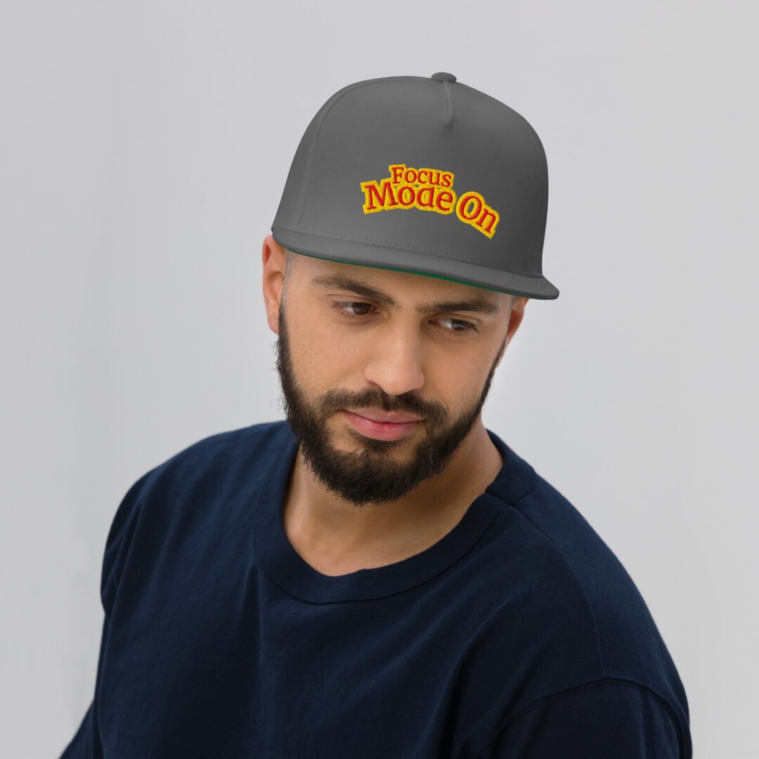 "Focus Mode On" - Flat Bill Hat