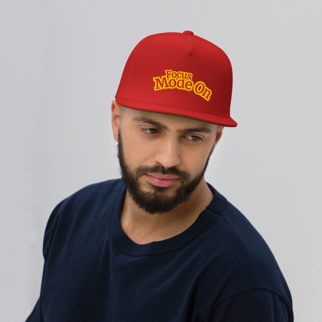 "Focus Mode On" - Flat Bill Hat