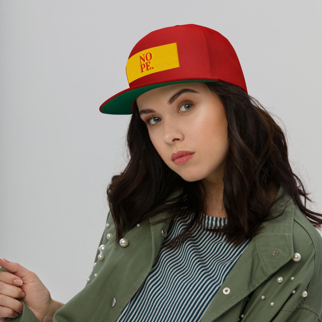 "NOPE. " - Flat Bill Hat