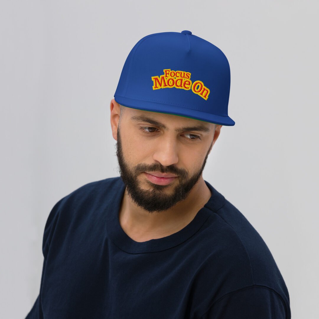 "Focus Mode On" - Flat Bill Hat