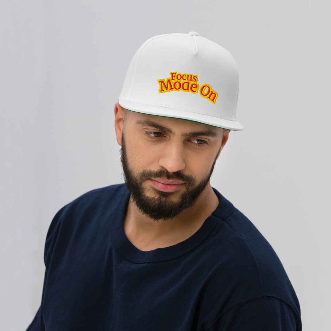 "Focus Mode On" - Flat Bill Hat