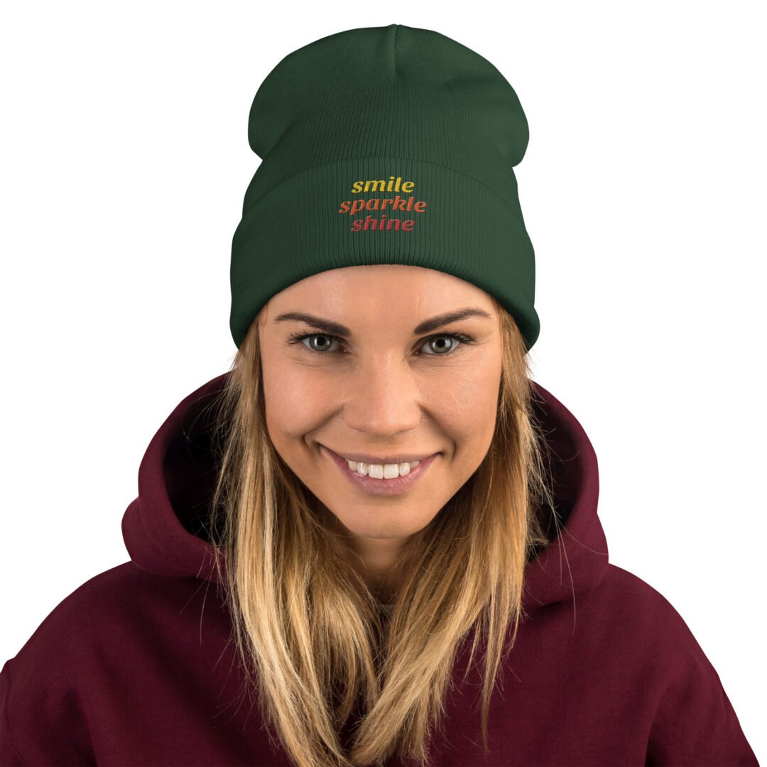 smile+sparkle+shine - Knit Beanie
