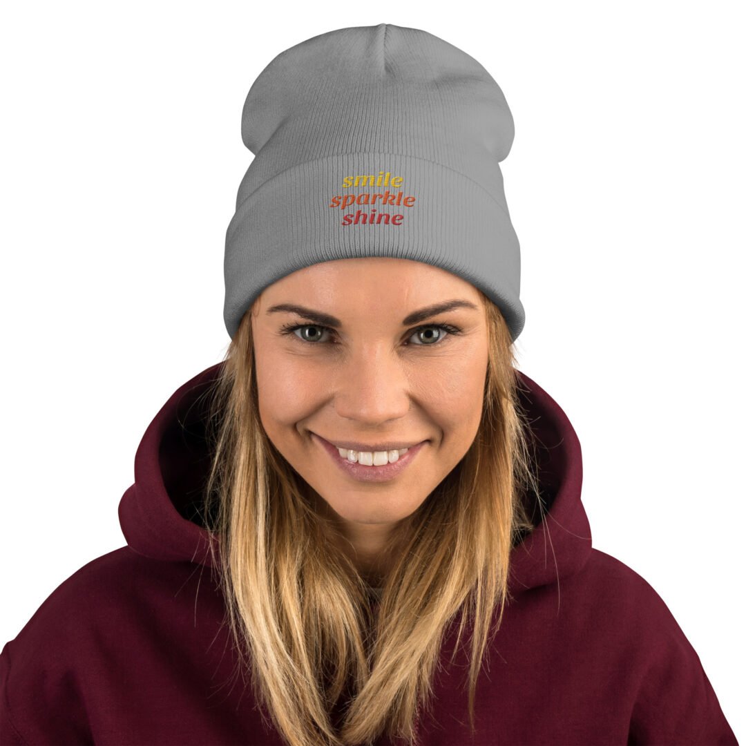 smile+sparkle+shine - Knit Beanie