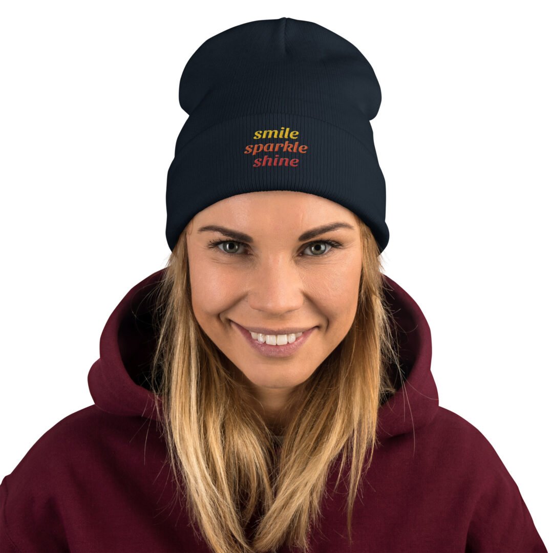 smile+sparkle+shine - Knit Beanie