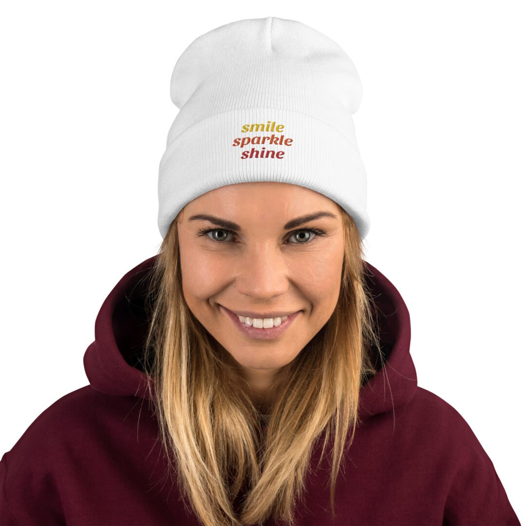smile+sparkle+shine - Knit Beanie