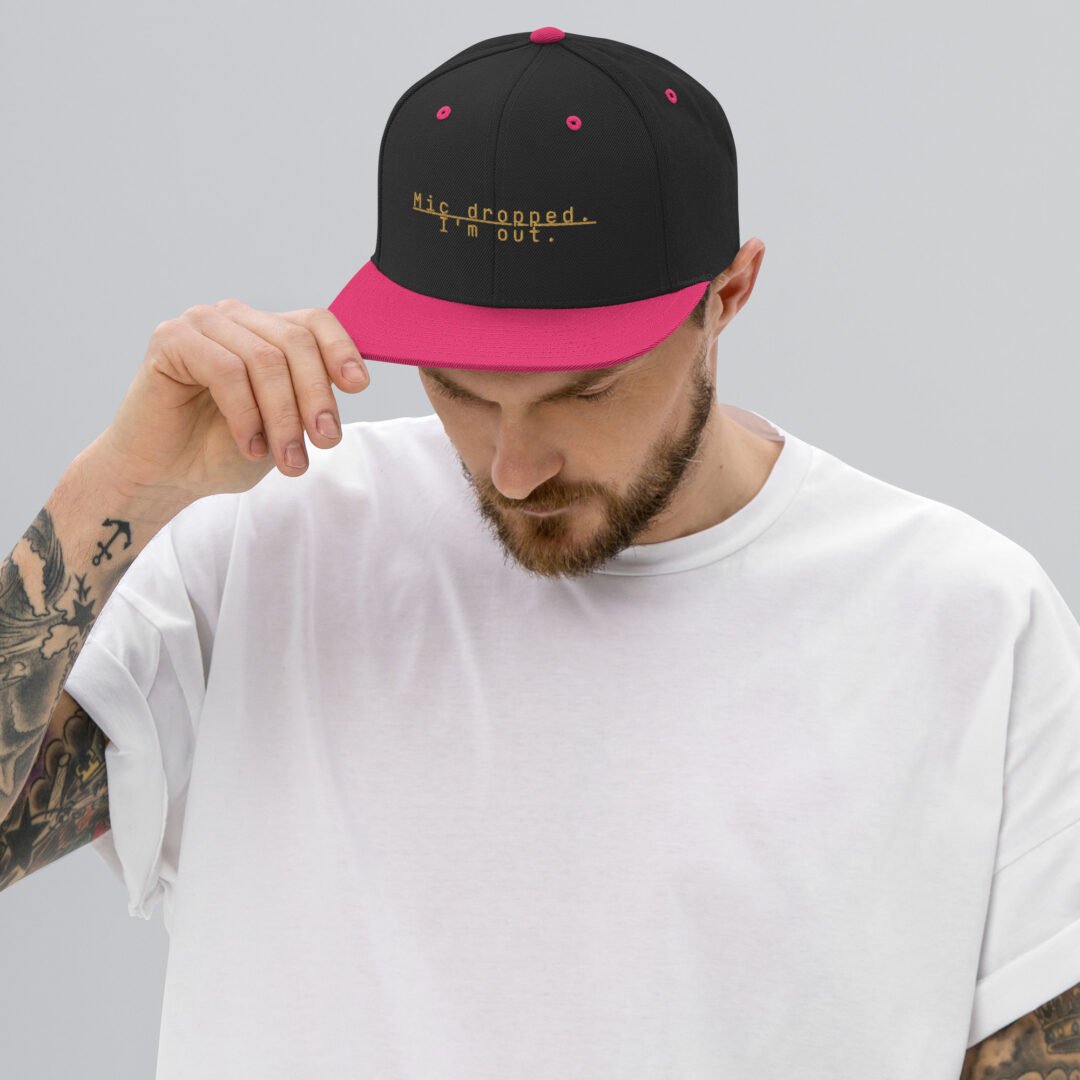"Mic dropped. I'm out." - Classic Snapback - Image 6