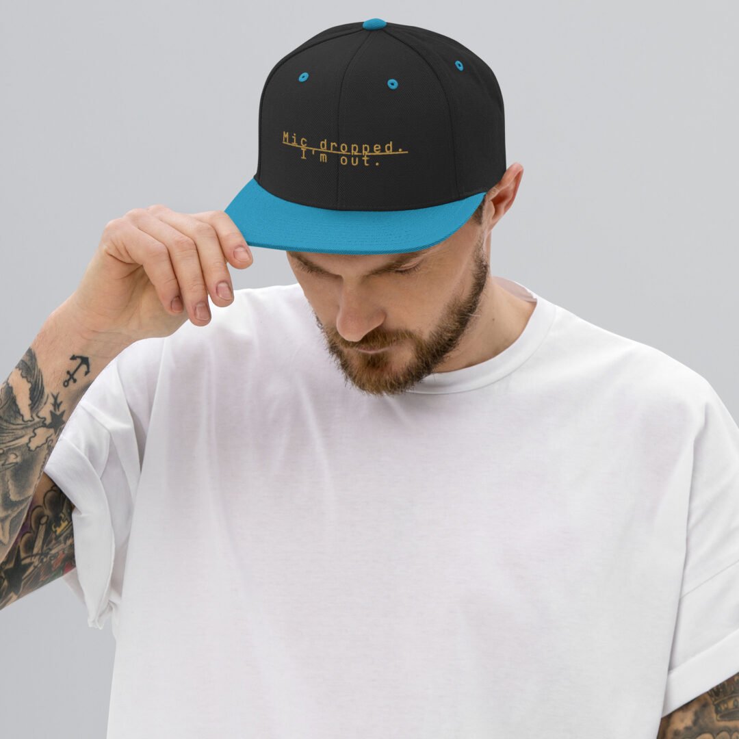 "Mic dropped. I'm out." - Classic Snapback - Image 7