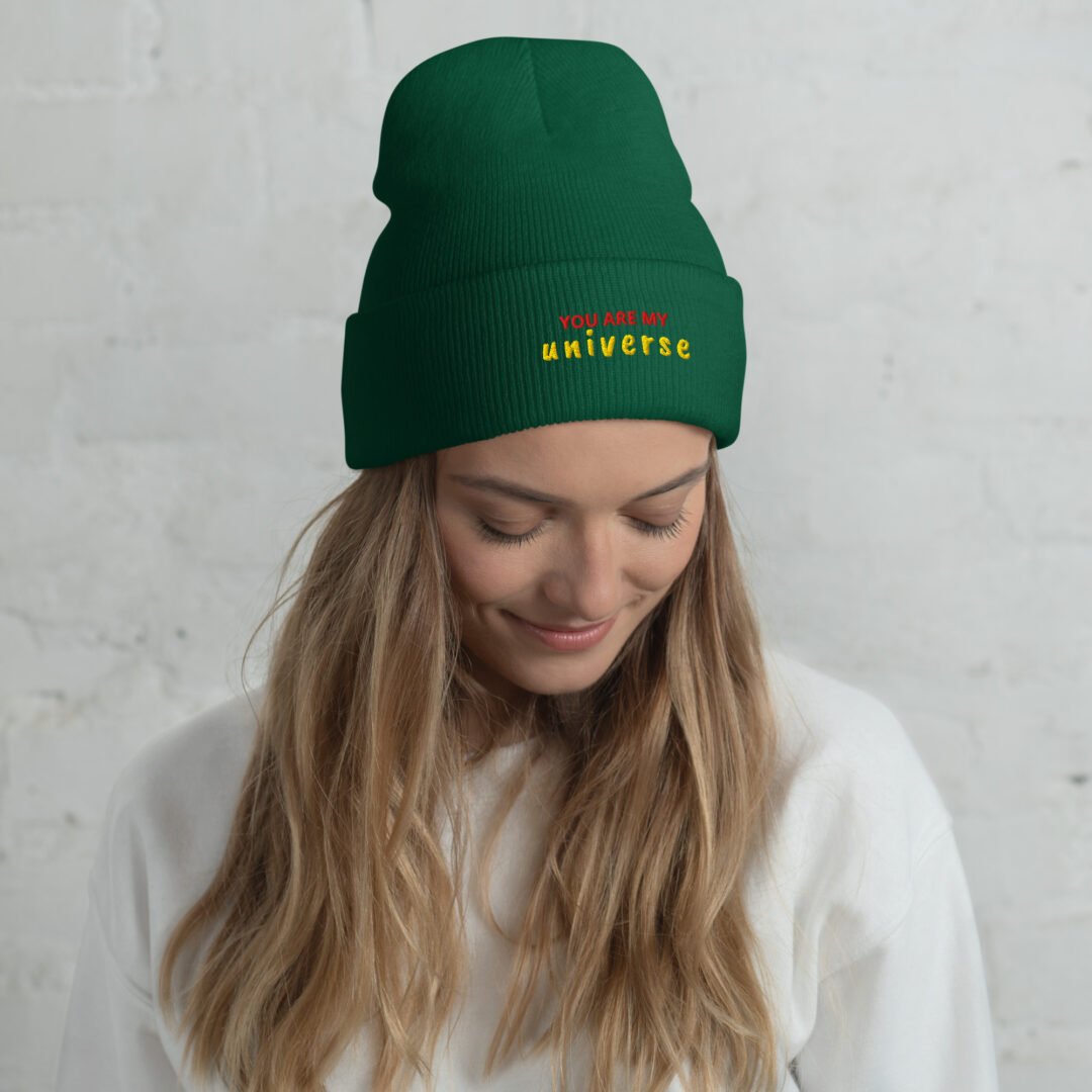 YOU ARE MY universe - Cuffed Beanie - Image 8