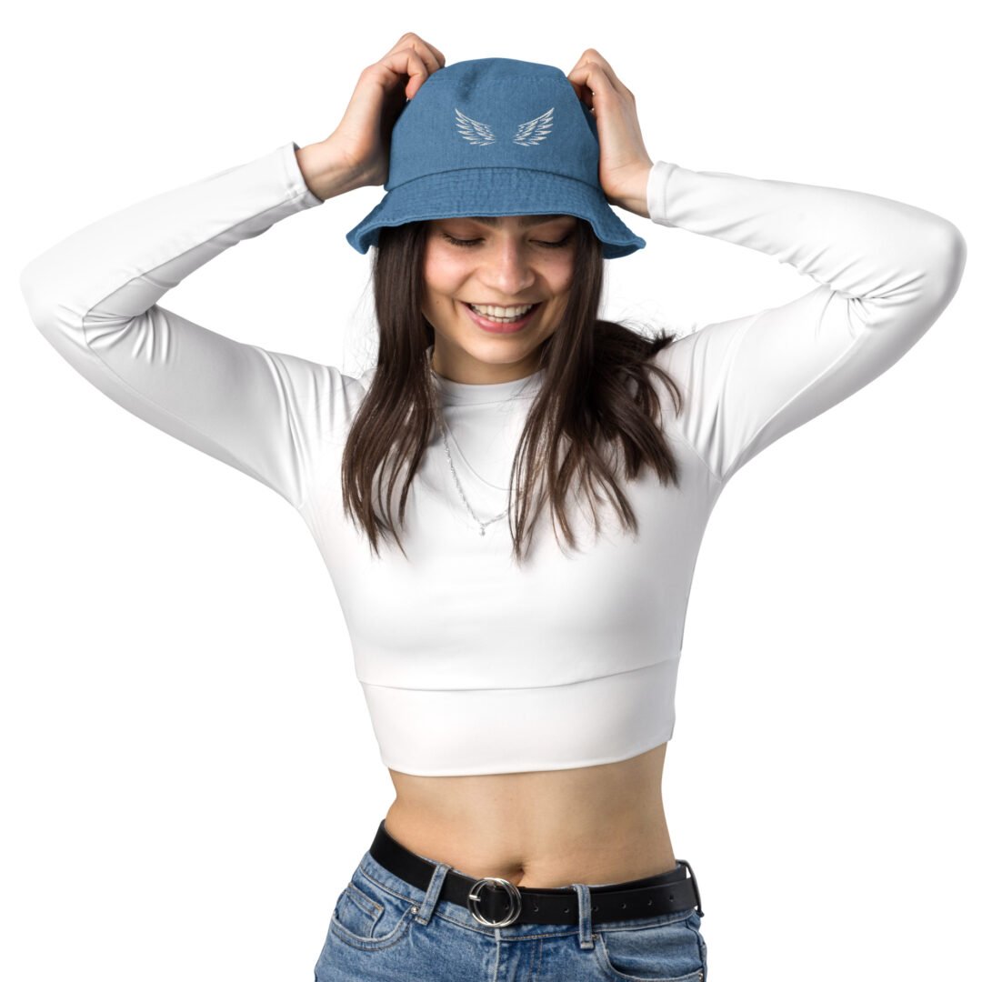 Wing - Denim Bucket Hat - Image 6