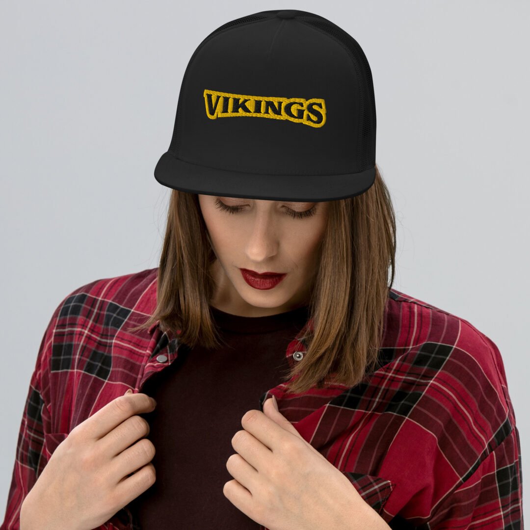 "VIKINGS" - 5 Panel Trucker Hat - Image 4