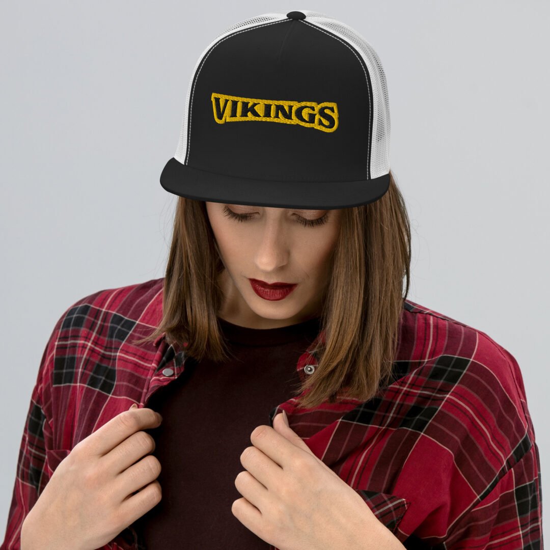 "VIKINGS" - 5 Panel Trucker Hat - Image 3