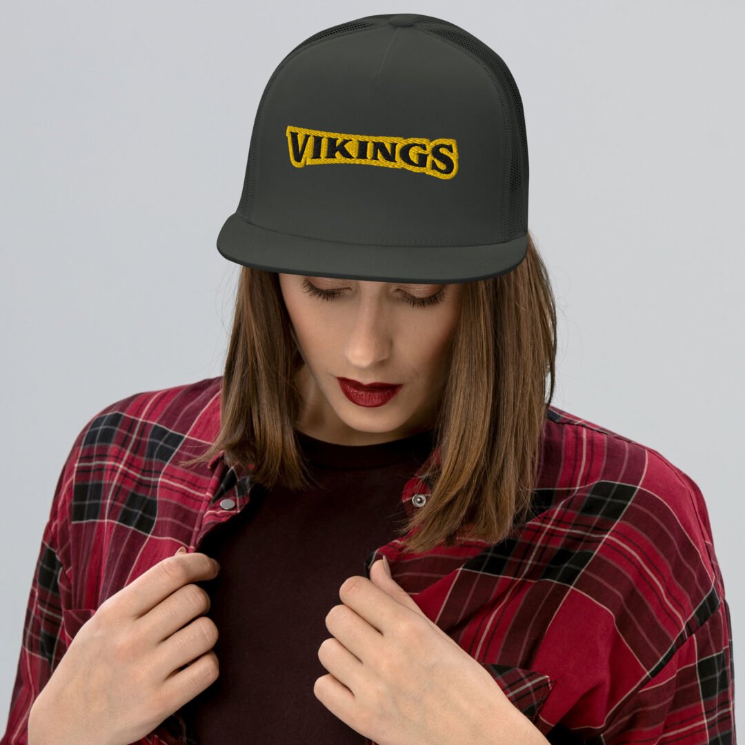 "VIKINGS" - 5 Panel Trucker Hat - Image 7
