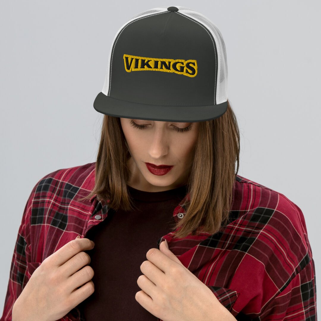 "VIKINGS" - 5 Panel Trucker Hat - Image 8