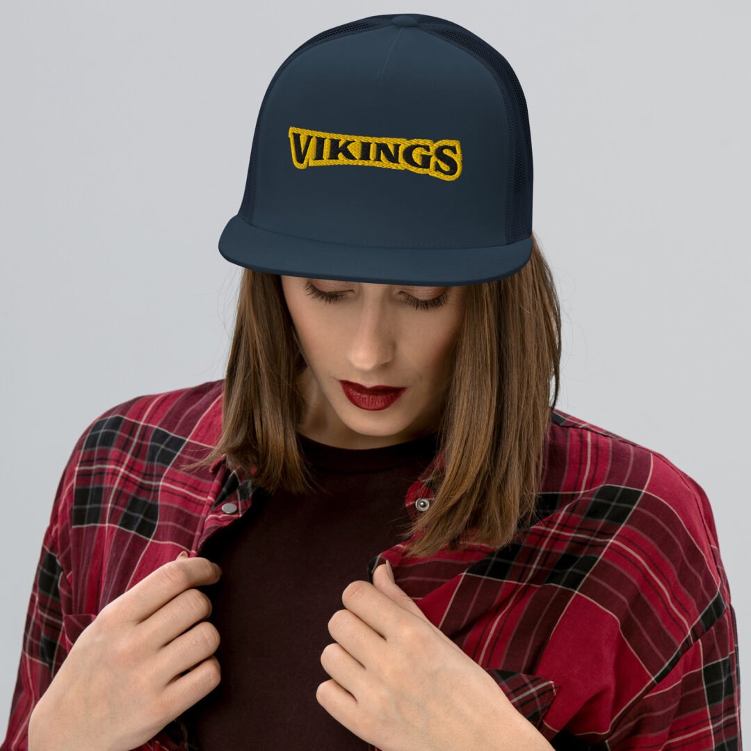 "VIKINGS" - 5 Panel Trucker Hat - Image 5