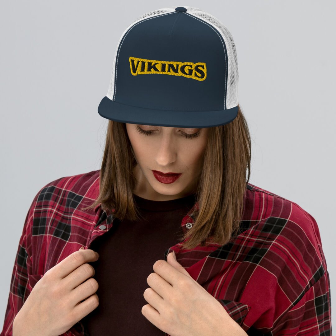"VIKINGS" - 5 Panel Trucker Hat - Image 6
