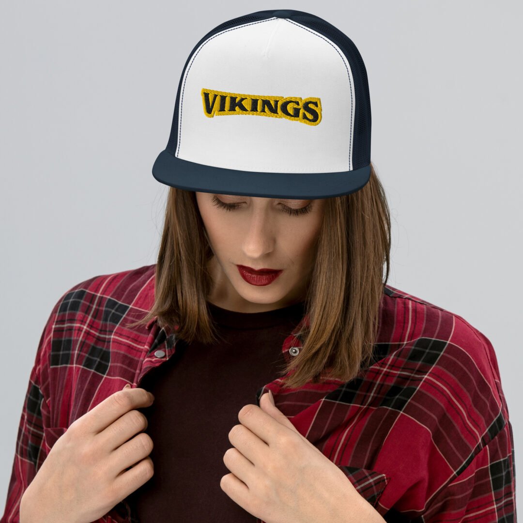 "VIKINGS" - 5 Panel Trucker Hat - Image 11