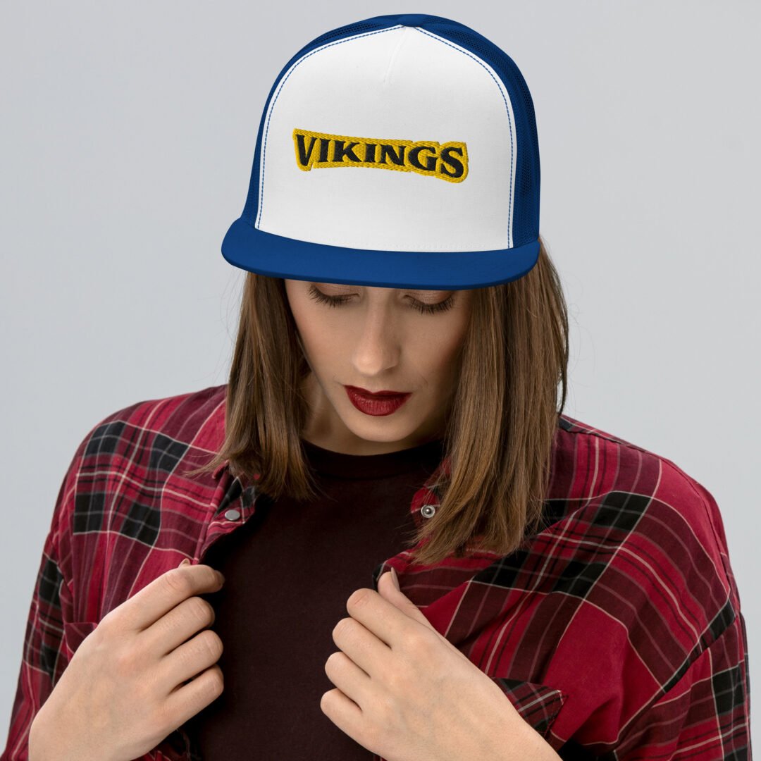 "VIKINGS" - 5 Panel Trucker Hat - Image 12