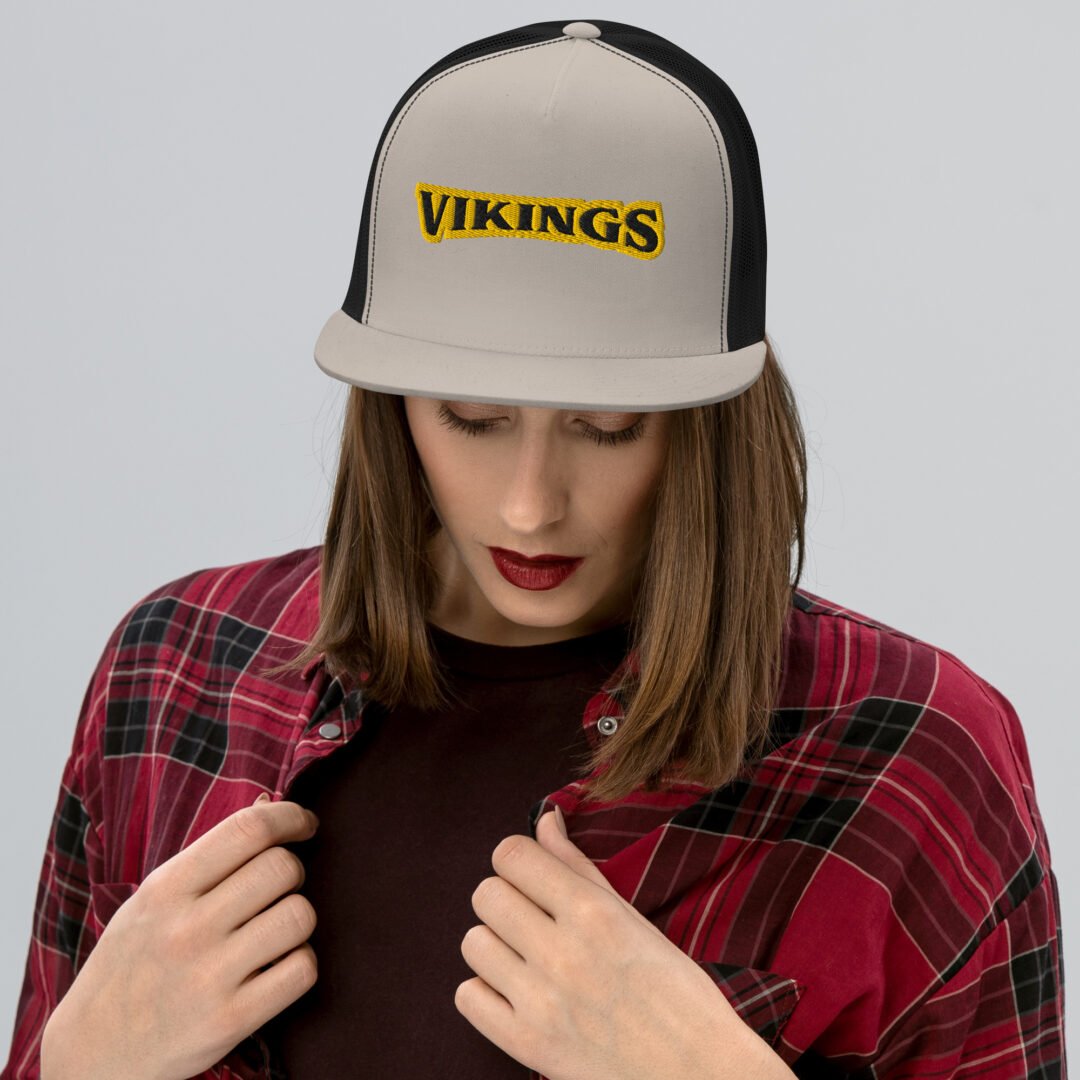 "VIKINGS" - 5 Panel Trucker Hat - Image 9