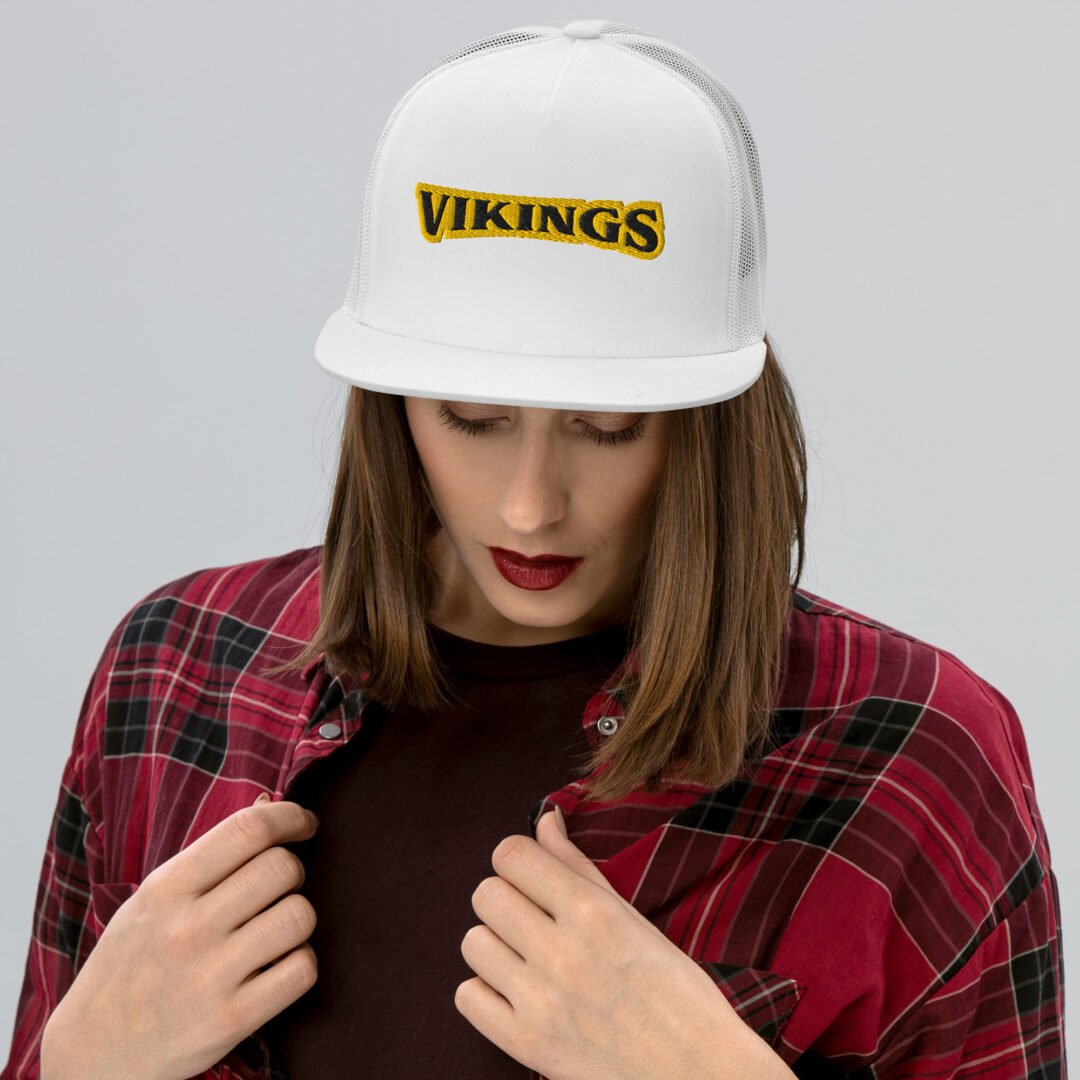 "VIKINGS" - 5 Panel Trucker Hat - Image 14