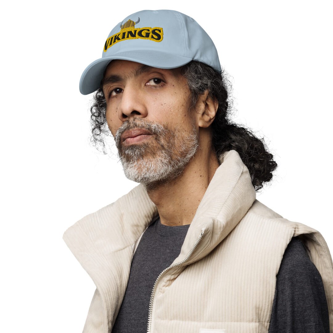 "VIKINGS" + Viking Helmet - Classic Dad Hat - Image 10