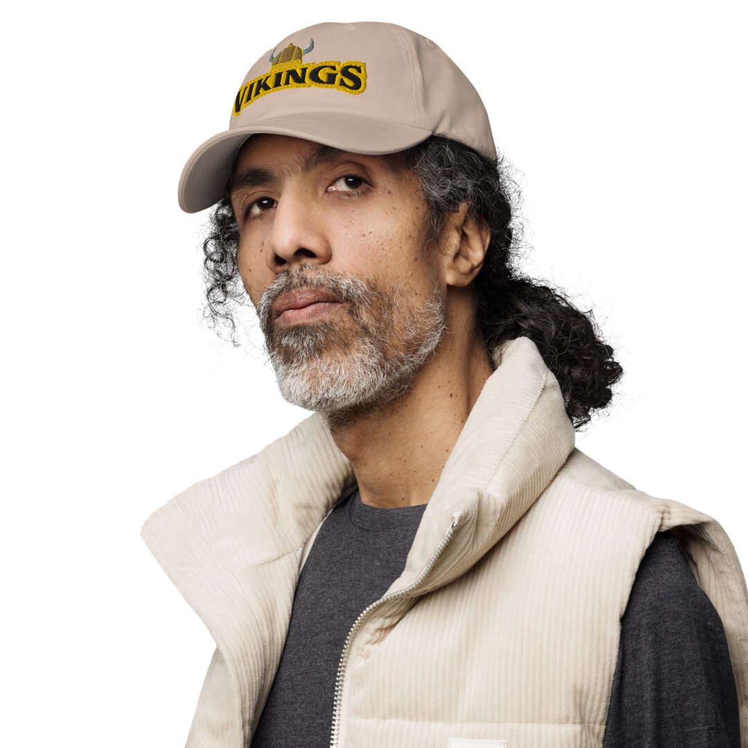 "VIKINGS" + Viking Helmet - Classic Dad Hat - Image 8