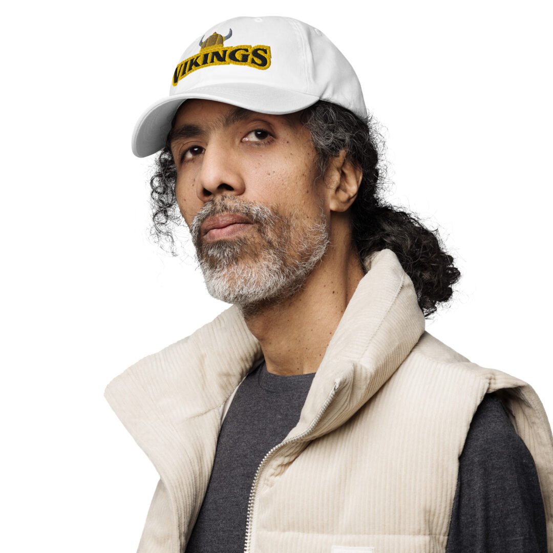 "VIKINGS" + Viking Helmet - Classic Dad Hat - Image 11