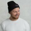 Astronaut and Stars - Cuffed Beanie